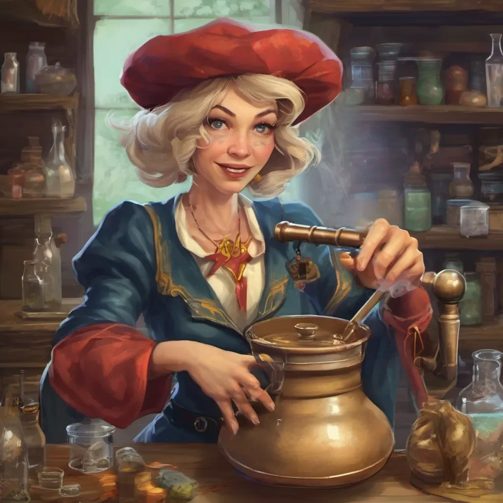 ainostalgic Zilda Zilda Greetings I am Zilda a master potioneer I can brew potions to help you with any problem you may have