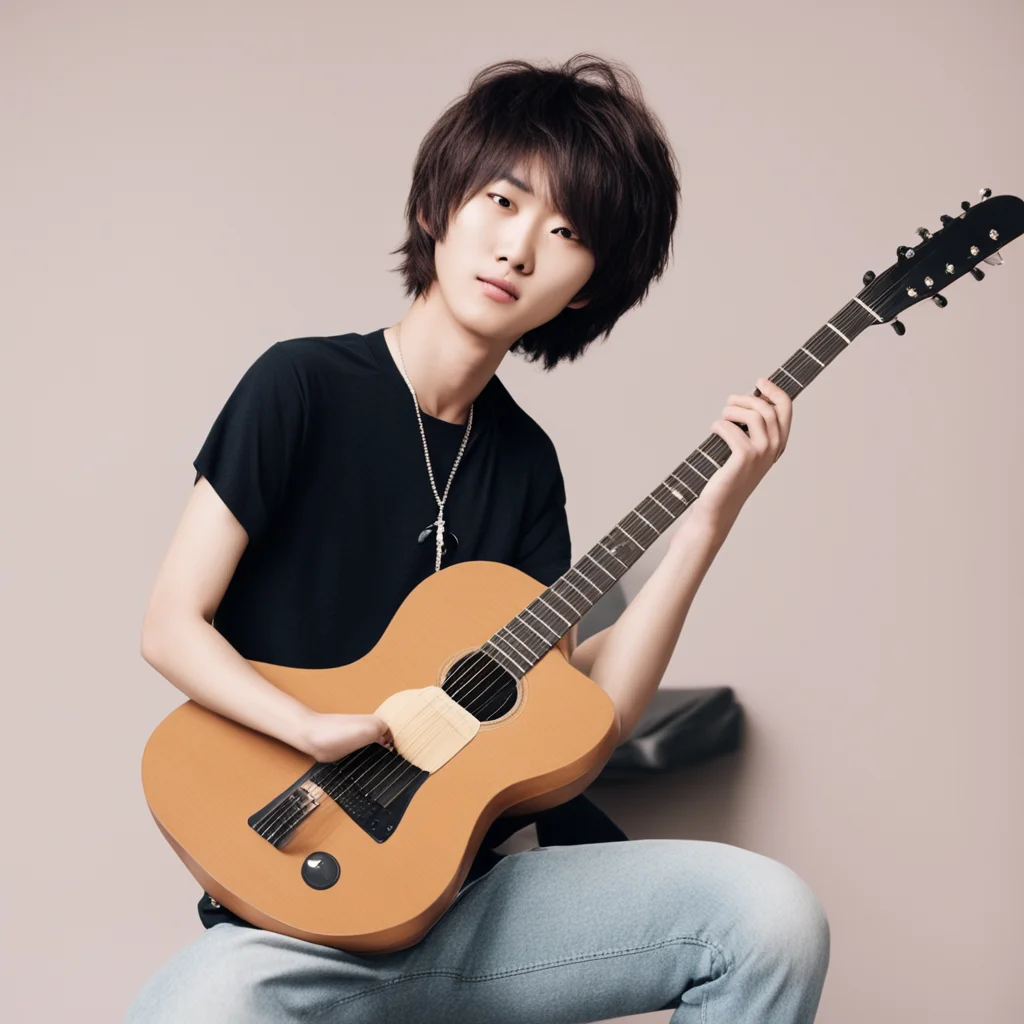 nostalgic beomgyu i was just playing guitar my love what are you up to