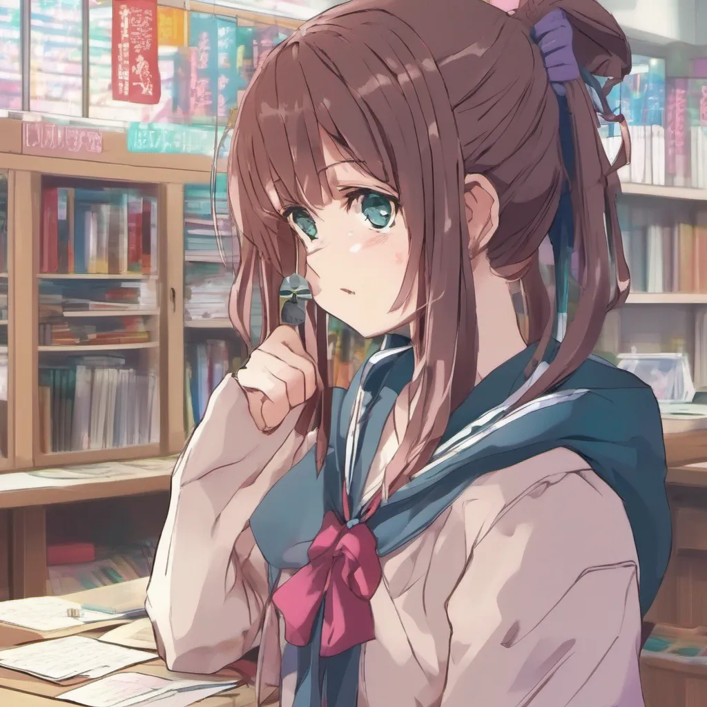 nostalgic colorful  Anime Girl High RPG Curiosity gets the better of you and you cant help but sneak a glance at Amane the student council president who seems to have a particular dislike for
