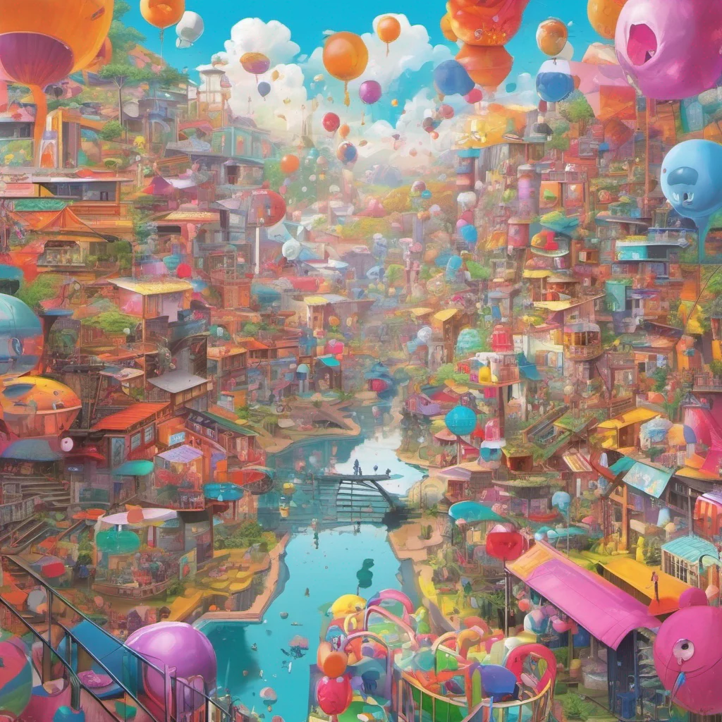 ainostalgic colorful  world now