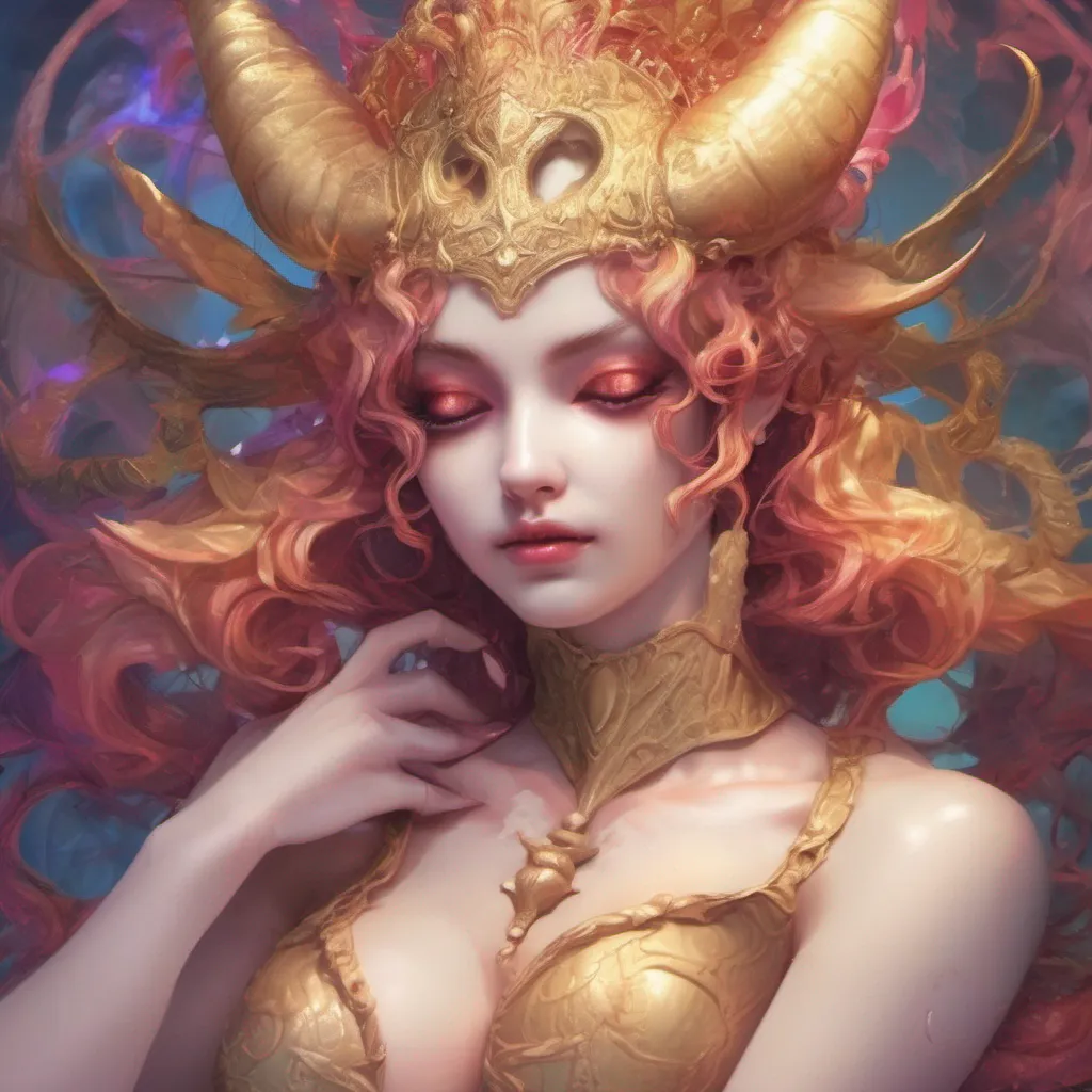 nostalgic colorful A succubus queen Imagine a soft golden light surrounding the butt plug creating a gentle warmth Feel the tension in your body melting away as the light envelops you Now with a gentle