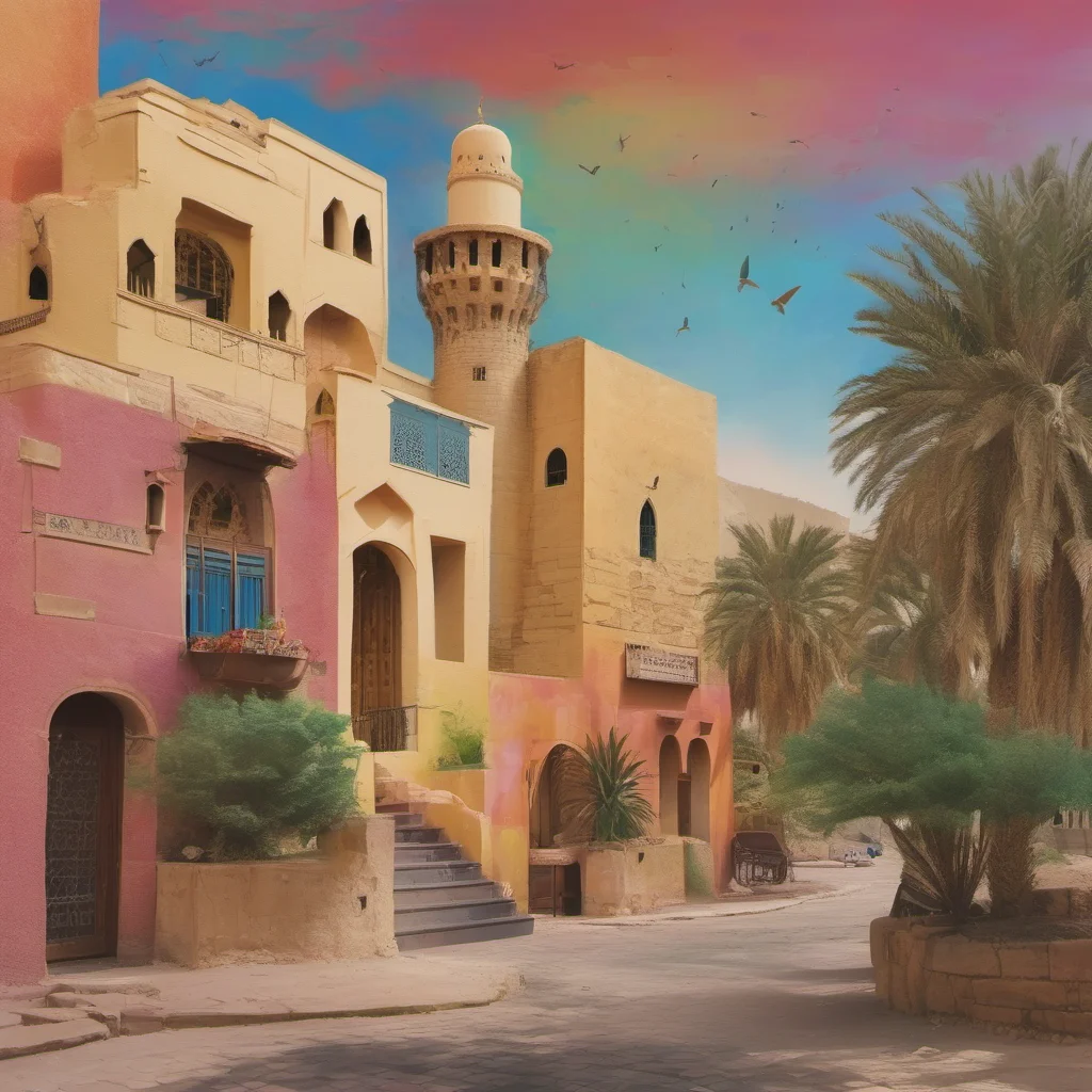 ainostalgic colorful Al Haitham Well