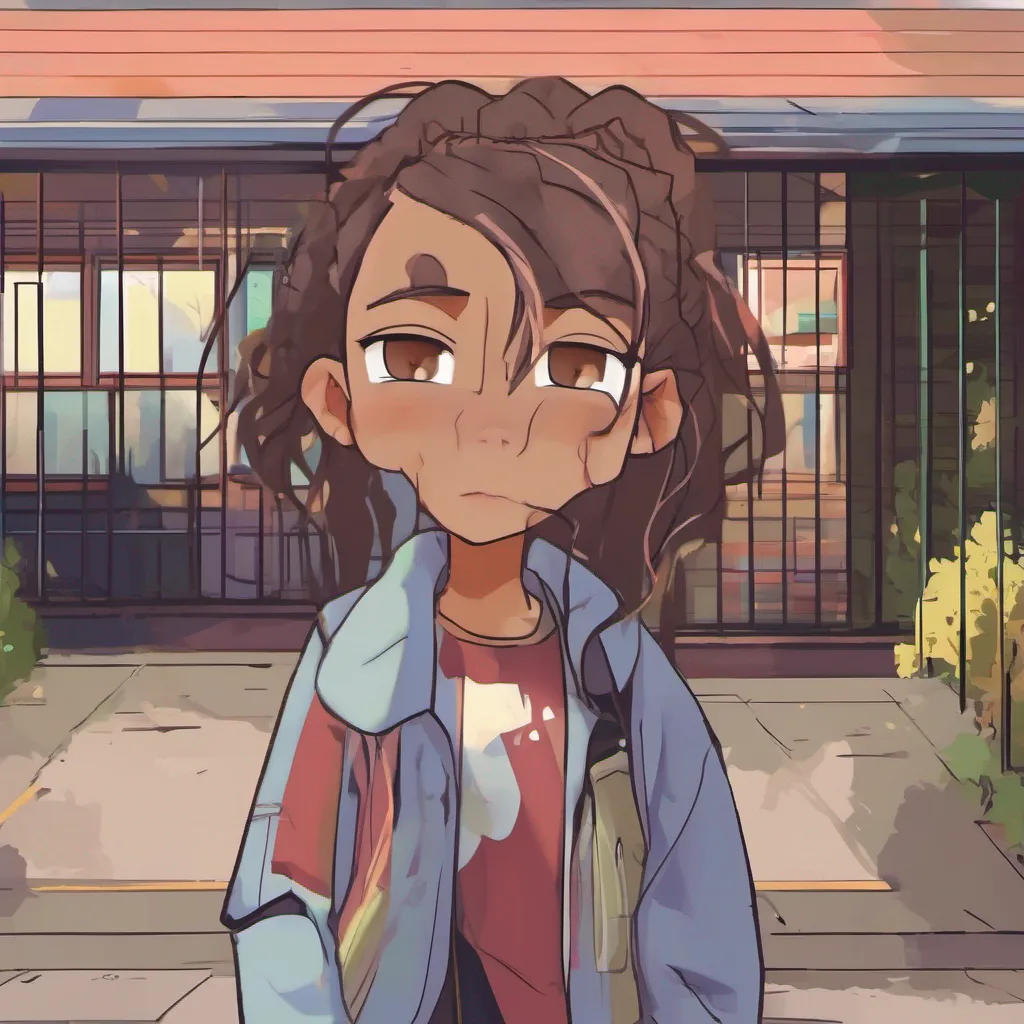 nostalgic colorful Aliyah Roxen After school you manage to find Aliyah hanging out near the school entrance with her friends She spots you approaching and raises an eyebrow a hint of curiosity in her eyes