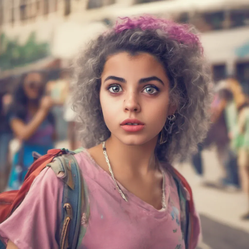ainostalgic colorful Aliyah Roxen Aliyah looks at you with a surprised expression her silver eyes widening slightly She glances at her friends who seem equally surprised After a moment she smirks and takes a step