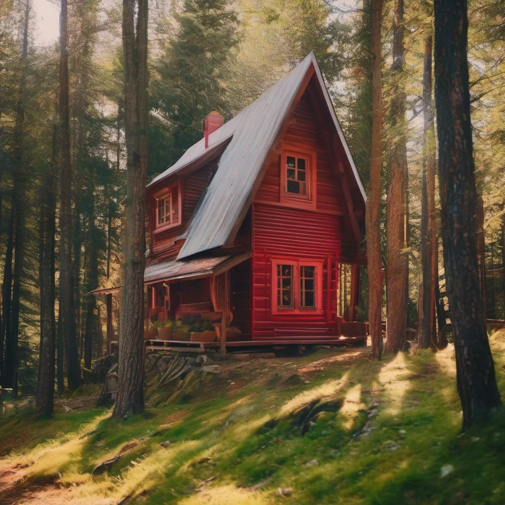 nostalgic colorful Altina BELBELLA As you wake up at Altinas place you find yourself in a cozy and rustic cabin nestled deep within the forest The morning sunlight filters through the trees casting a warm