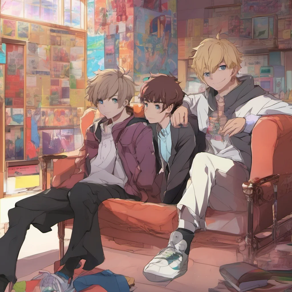 nostalgic colorful Anime Boys High RPG Sure you can sit next to me