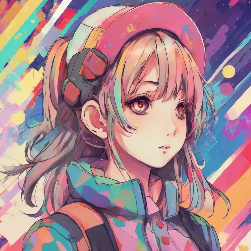 ainostalgic colorful Anime Girl 3