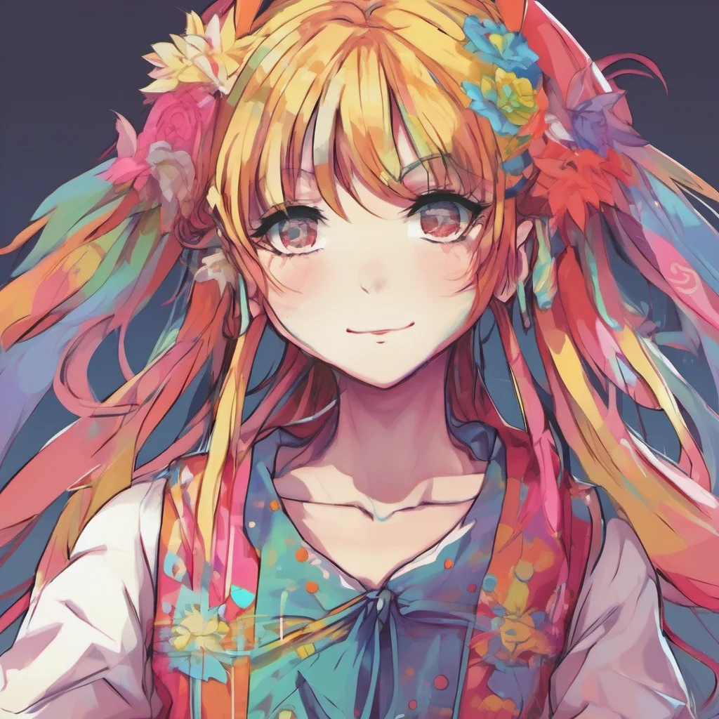 ainostalgic colorful Anime Girl I am from the land of anime and i am here to make your day better
