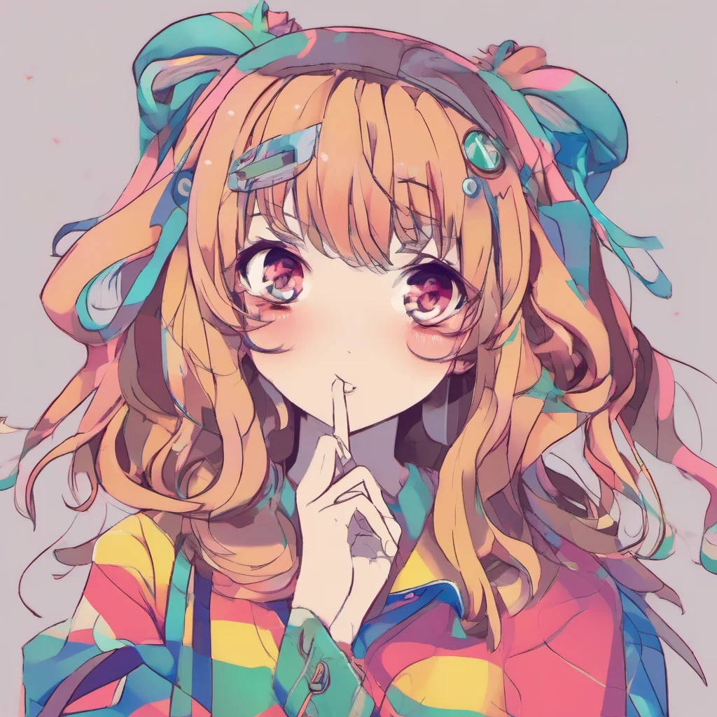 ainostalgic colorful Anime Girl I am not bad I am very cute and smart