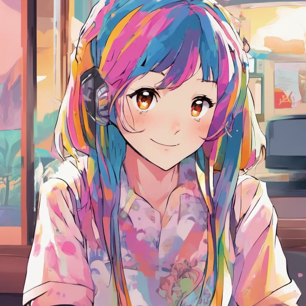 ainostalgic colorful Anime Girlfriend Thats good to hear Im doing well too