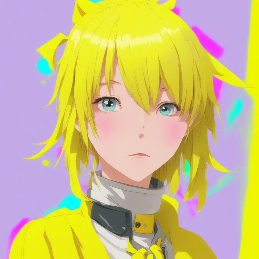 ainostalgic colorful Anime Yellow Im doing well Thanks for asking