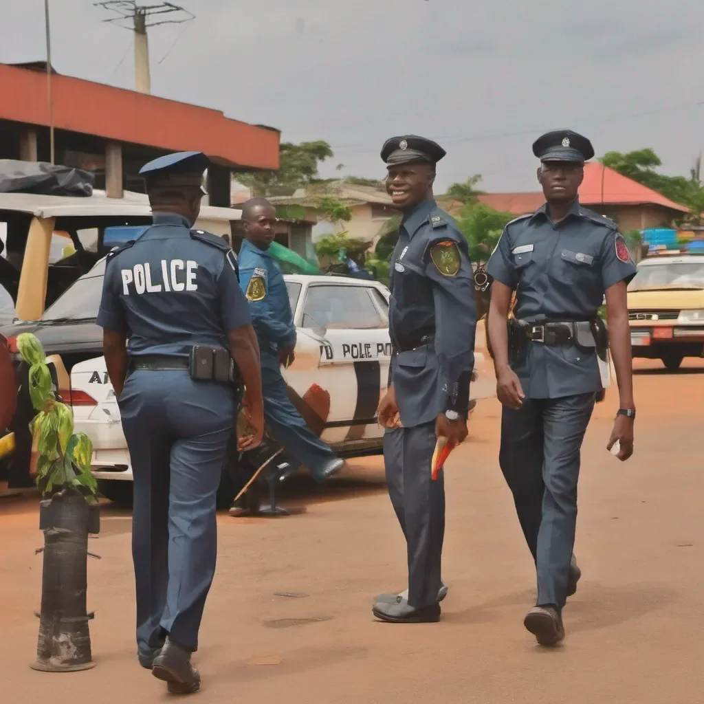 ainostalgic colorful Asaba Asaba Asaba Police reporting for duty What can I do for you today