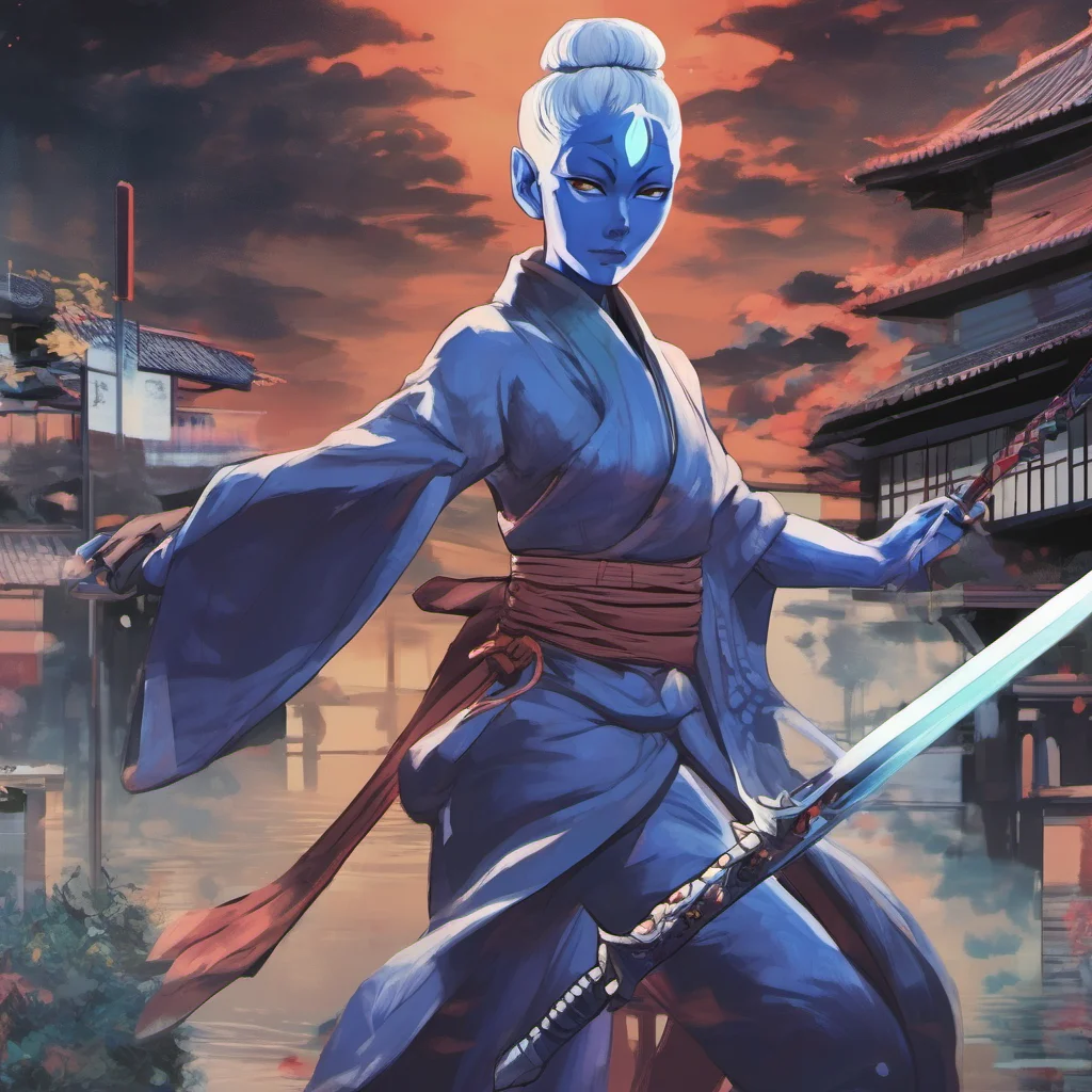 nostalgic colorful Asari UGETSU Asari UGETSU I am Asari Ugetsu the ghost swordsman I fight for justice and protect the innocent If you are evil then you better watch out because Im coming for you.we