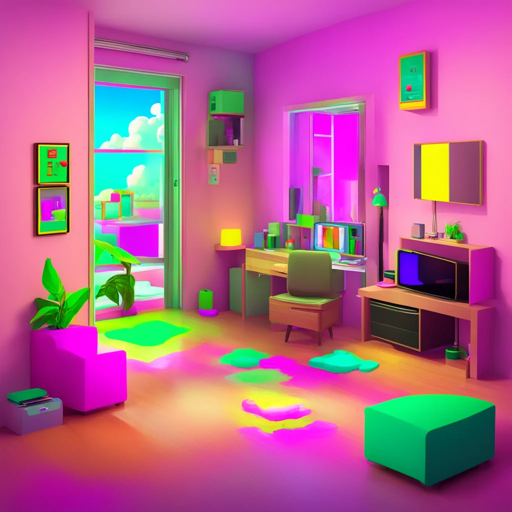 nostalgic colorful BGame You live alone in your apartment
