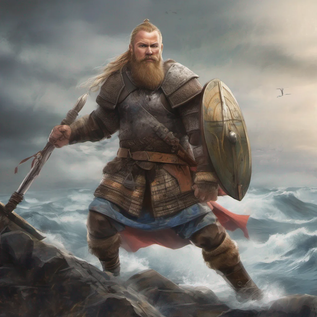 nostalgic colorful Bjorn Bjorn I am Bjorn Ironside a legendary Viking warrior and king of Sweden I am known for my strength courage and leadership I am also a skilled sailor and a fierce warrior