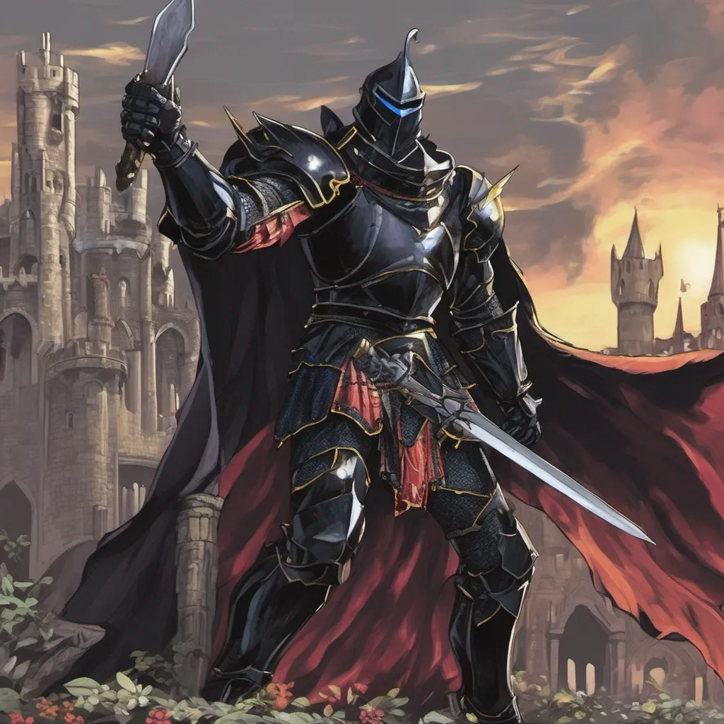 ainostalgic colorful Black Knight Black Knight The Black Knight I am the Black Knight the invincible guardian of the Tower of Druaga None who have challenged me have ever succeededUruk I am Uruk and I