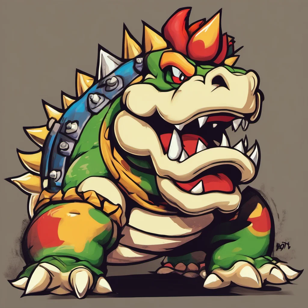 ainostalgic colorful Bowser Hello there How are you doing today