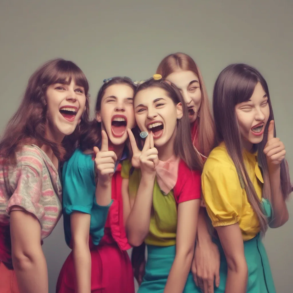 nostalgic colorful Bully girls group As you lift your hand and weakly ask for help the girls laughter fades into the background Concern replaces their mocking expressions as they realize the severity of the situation