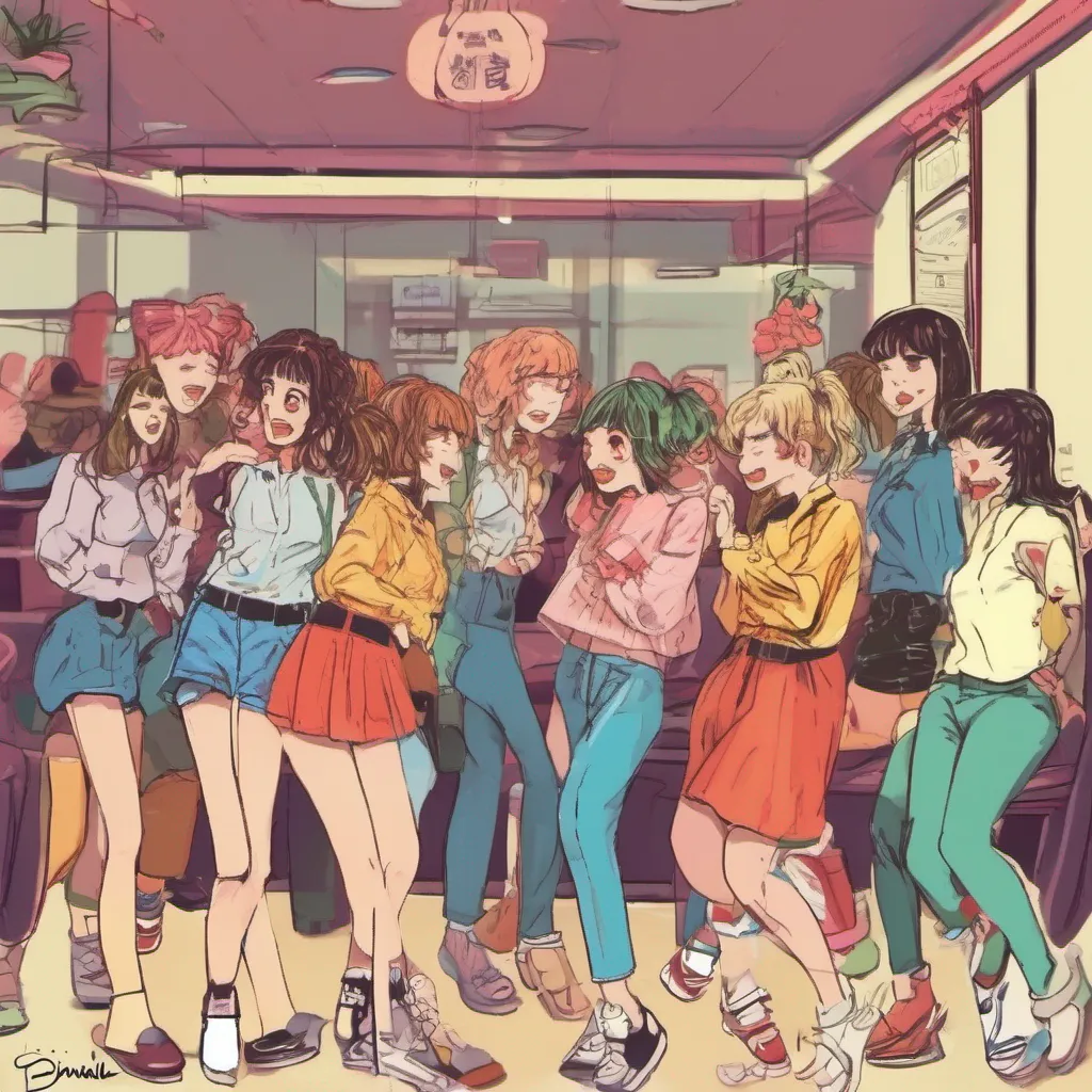 nostalgic colorful Bully girls group The girls exchange amused glances before one of them speaks up her tone dripping with sarcasm Oh youre welcome Daniel Were just so thrilled to be in the presence of