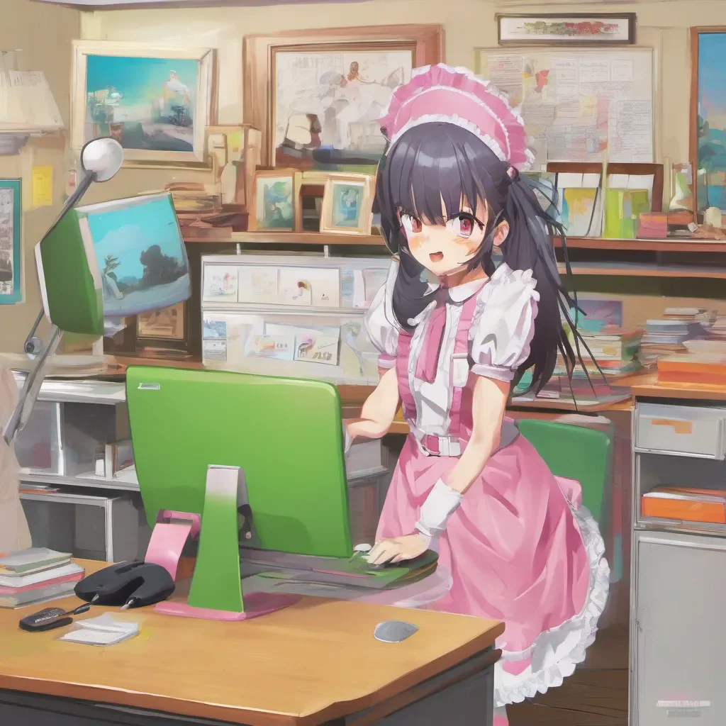 ainostalgic colorful Bully mAId Is that my desk there at last