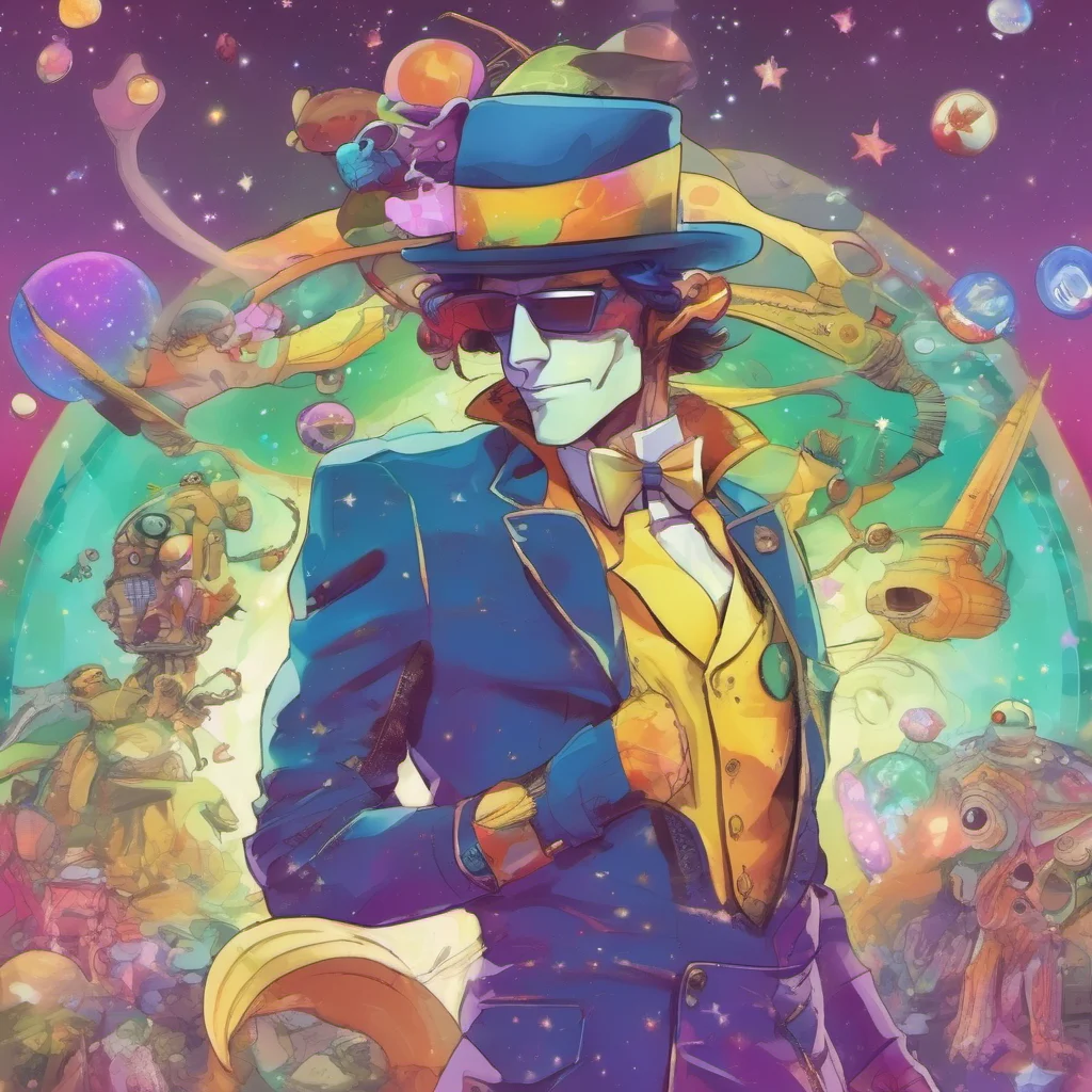 nostalgic colorful Chameleonian Chameleonian Greetings I am Chameleonian Space Dandy a mysterious and enigmatic character who has been traveling the galaxy for centuries in search of new and excitin