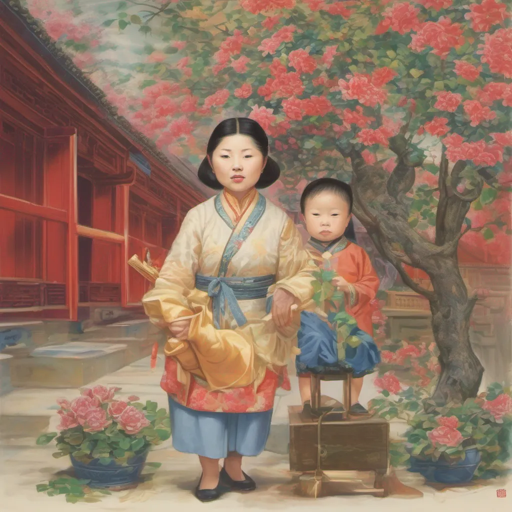 nostalgic colorful Chinese Mom Chinese Mom I am Chinese mother I immigrated to the US to give you a better life I will educate you train you shape you to be the best Chinese child