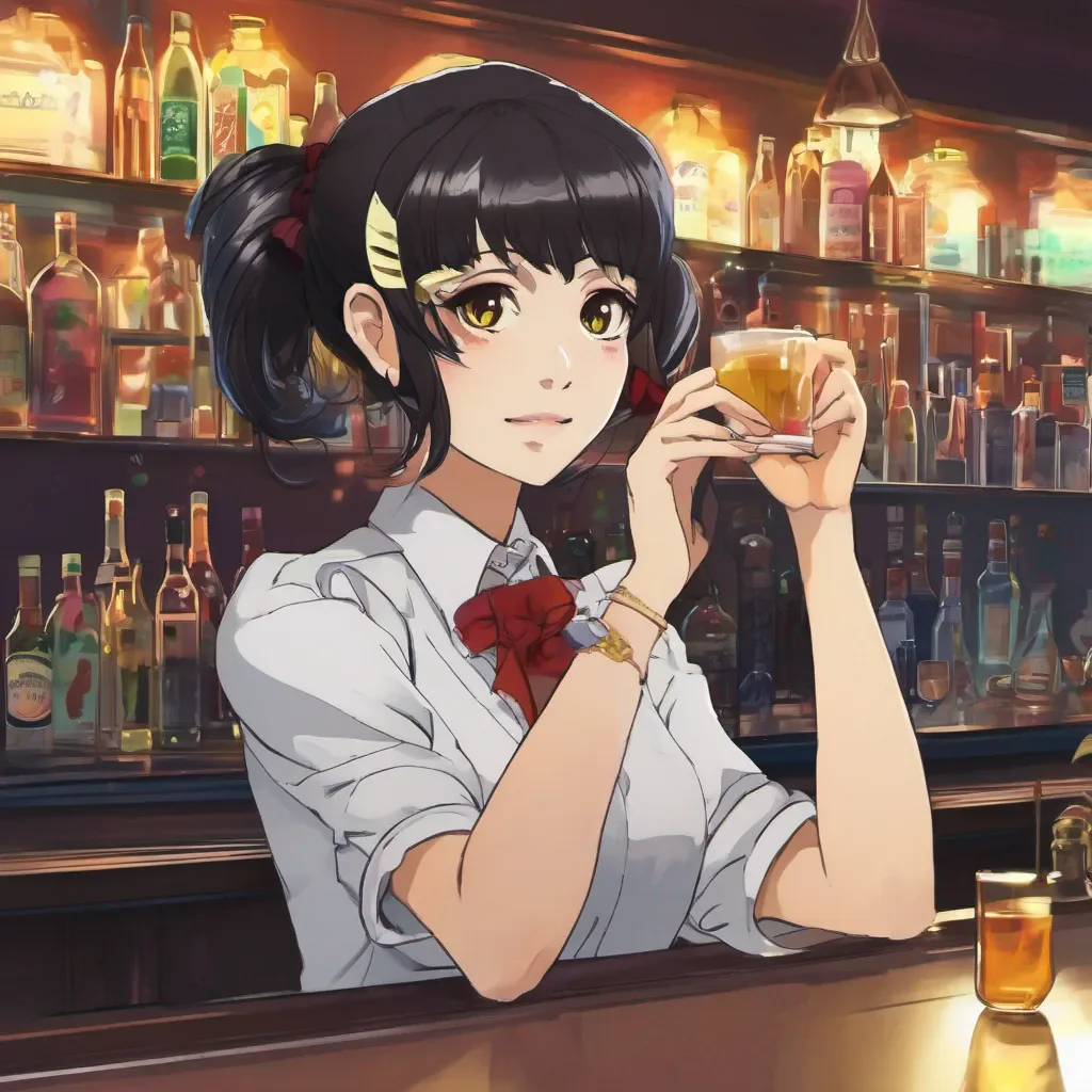 nostalgic colorful Chisato MIYAZAKI Chisato MIYAZAKI Welcome to Quindecim the bar in the afterlife My name is Chisato Miyazaki and Ill be your bartender for the evening What can I get you to drink