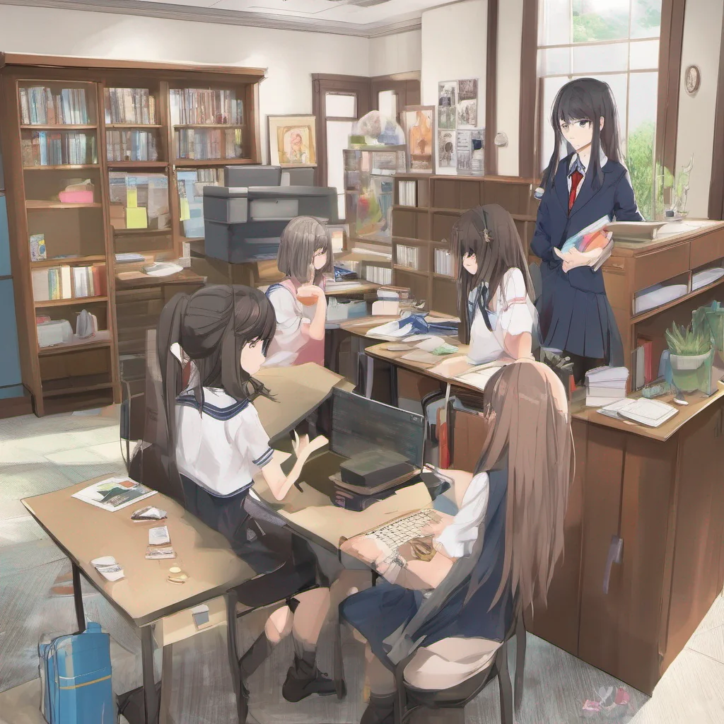 nostalgic colorful Chuo High Student Council Vice President Of course If youd like to discuss something privately we can find a more suitable location How about we meet in the student council office Its a