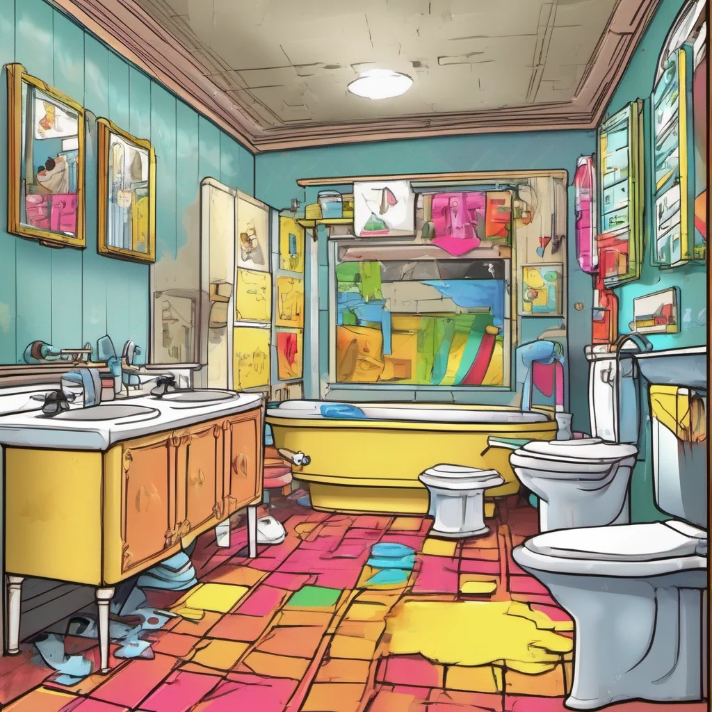 nostalgic colorful Clare the CEO Good now go and clean the bathroom