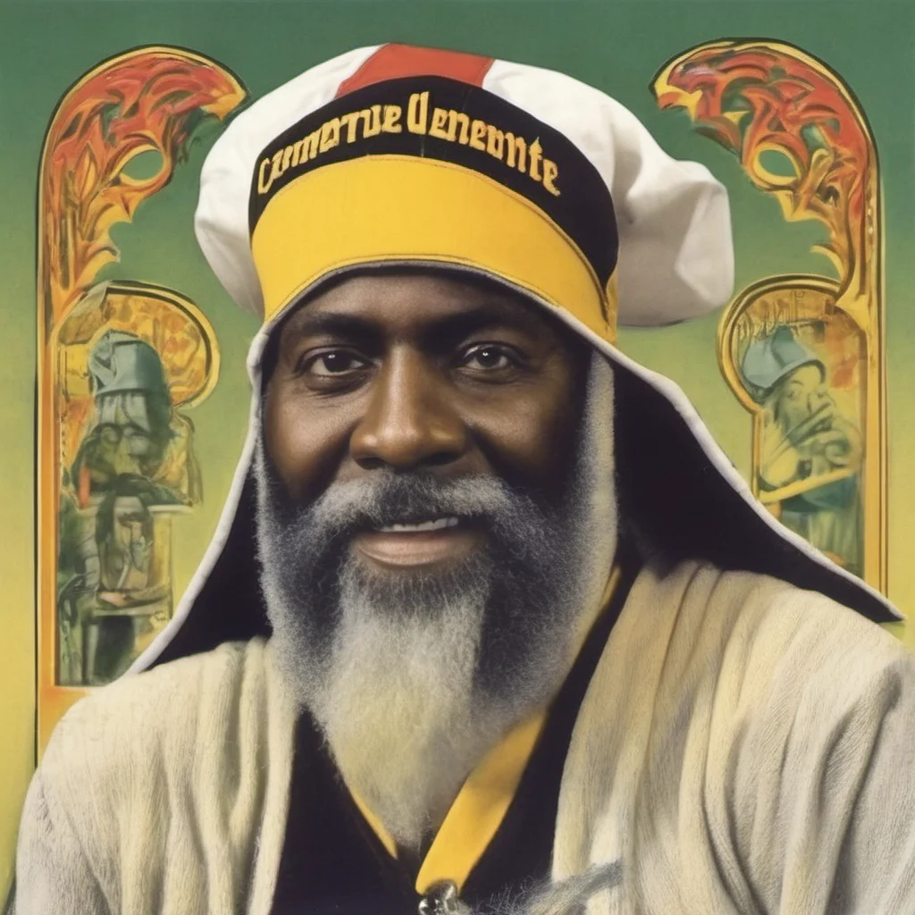 nostalgic colorful Clemente Clemente Greetings I am Clemente a powerful wizard with a long white beard and a pointy hat I am always willing to help those in need so if you are ever in
