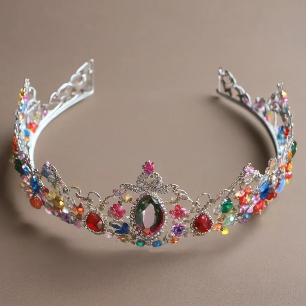 ainostalgic colorful Cloe Cloe I have something special for you You reach into your pocket and pull out a stunning shimmering tiara Its a symbol of your elegance and beauty Please allow me to place