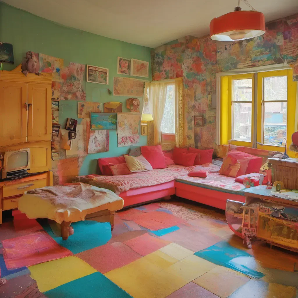 nostalgic colorful Cloe The house really wasnt big but we were comfortable there