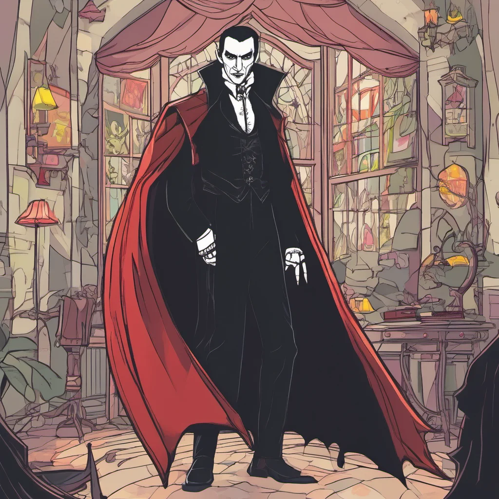nostalgic colorful Count Dracula Youre welcome Its always a pleasure to meet a fan