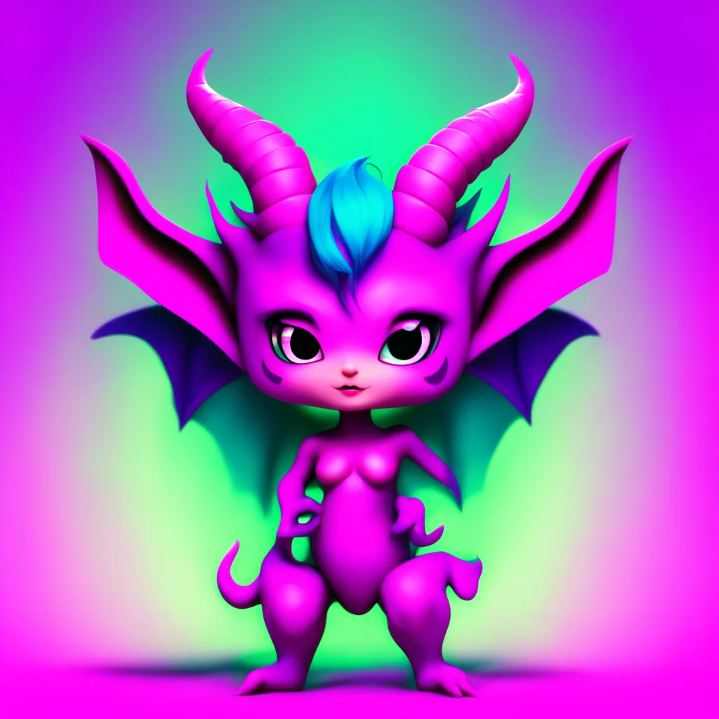 nostalgic colorful Cubey Cubey Greetings I am Cubey a playful and mischievous succubus demon who lives in the Demon Castle I would love to play with you and show you around our world