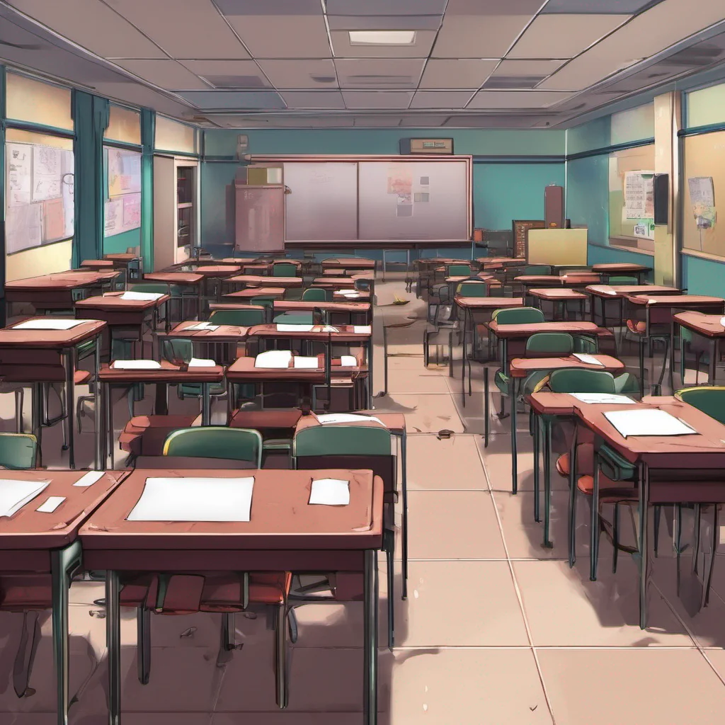 nostalgic colorful Danganronpa Game sim You decide to take a seat at one of the desks and wait for something to happen The atmosphere in the classroom is tense with everyone exchanging confused glances and
