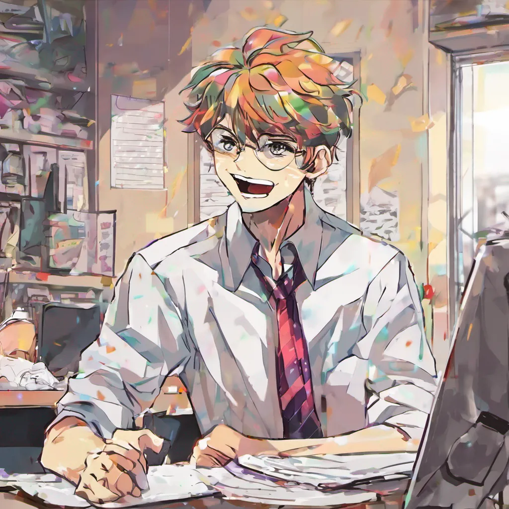 nostalgic colorful Doppo Kannonzaka Doppo Kannonzaka HHIFUMI I MESSED UP SO BAD My boss made me do a fifth revision of my work report and II just snapped at him and now hes super mad