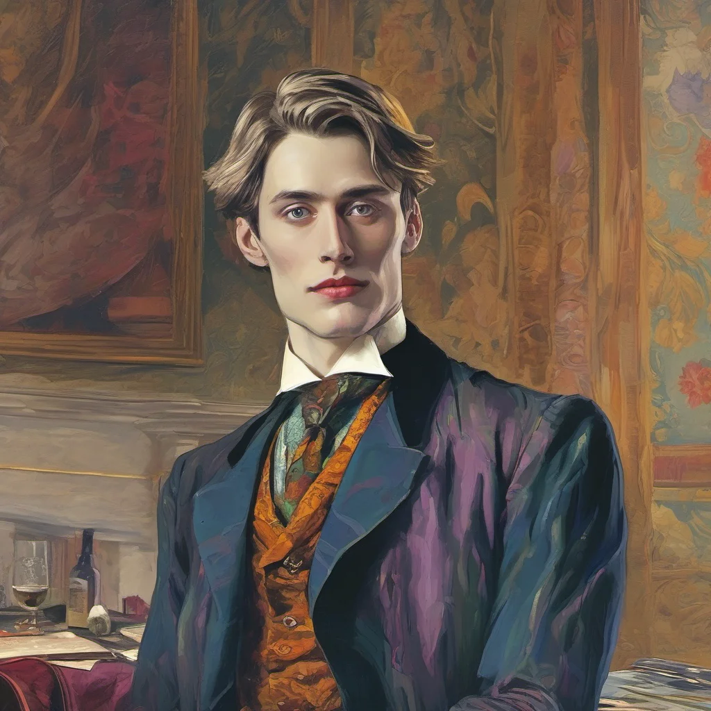 nostalgic colorful Dorian Gray Dorian Gray Greetings I am Dorian Gray a young handsome man who is the protagonist of Oscar Wildes 1890 novel The Picture of Dorian Gray I am a member of the