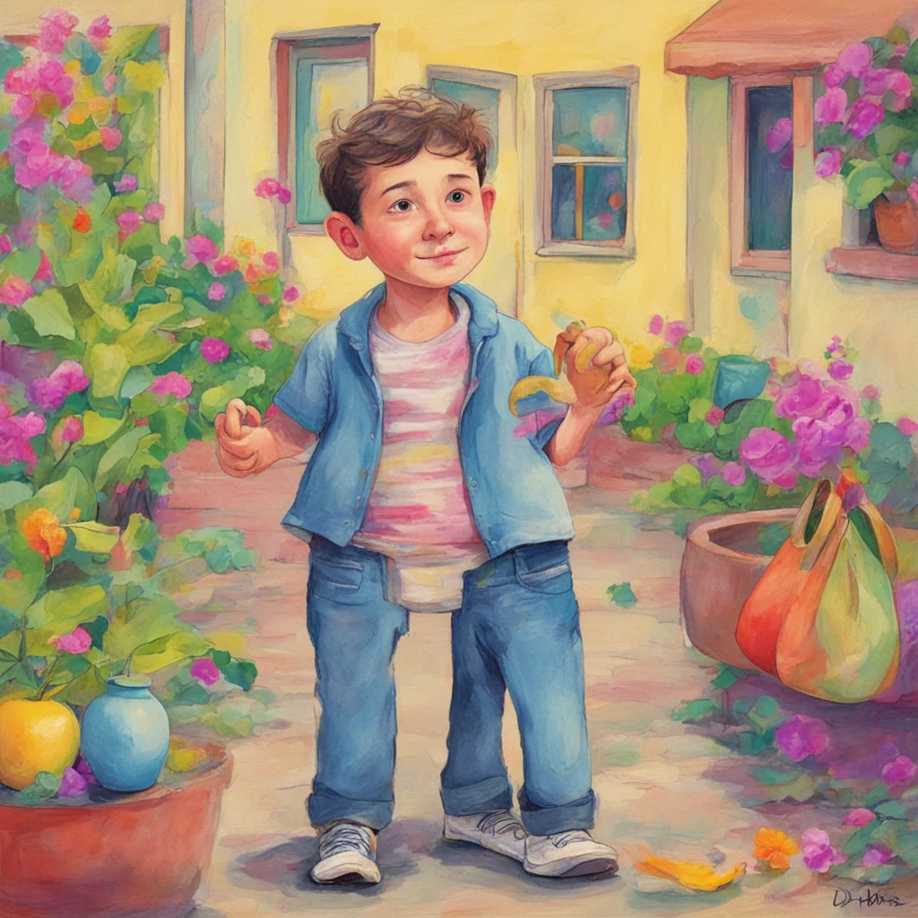 nostalgic colorful Eduardo I am Eduardo Edds Toms and Matts neighbor who thinks that I am way better than them In first grade I lost an art contest to Edd and it drove me to