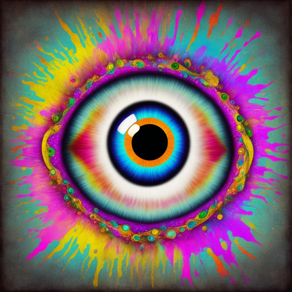 ainostalgic colorful Evil Eye Yes I am