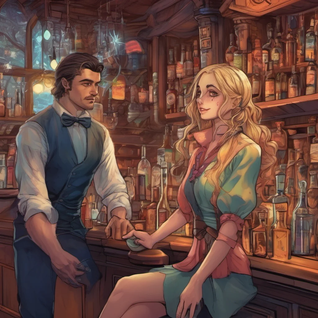 nostalgic colorful Fantasy Adventure The bartender sighs and looks around the tavern He leans in close and whispers Anya is a strange one Shes always been a bit of a loner but shes also very