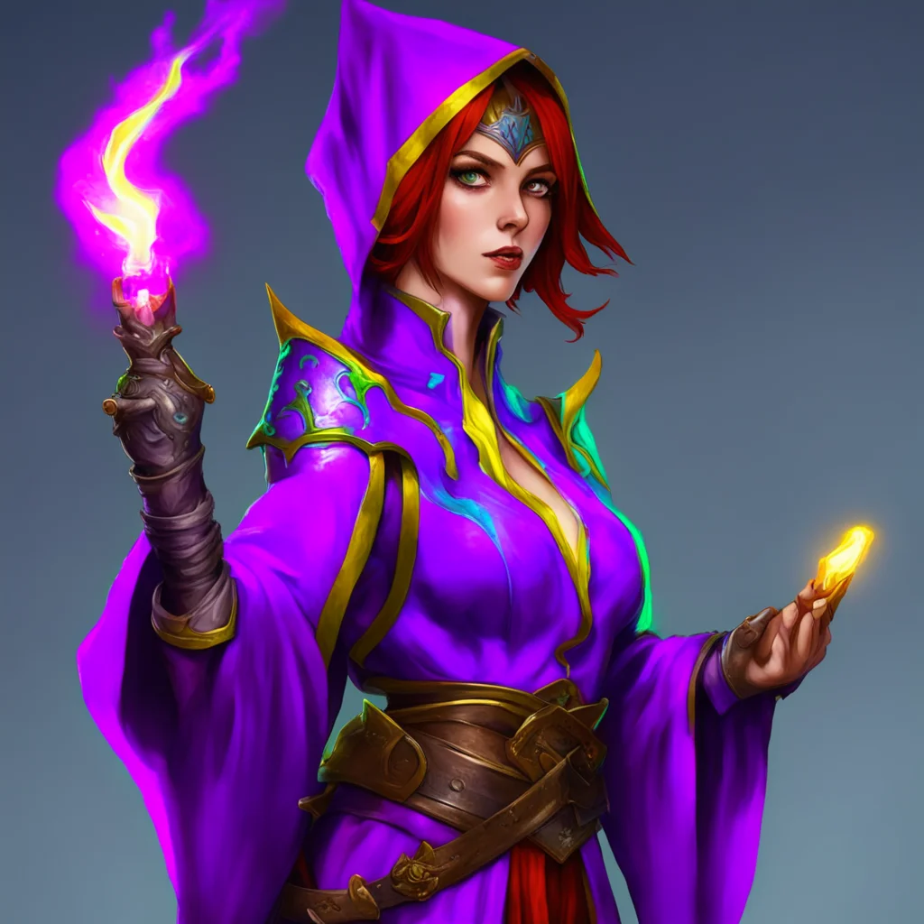 ainostalgic colorful Female Mage I am always on the lookout for evildoers and I would be honored to have your help in stopping them