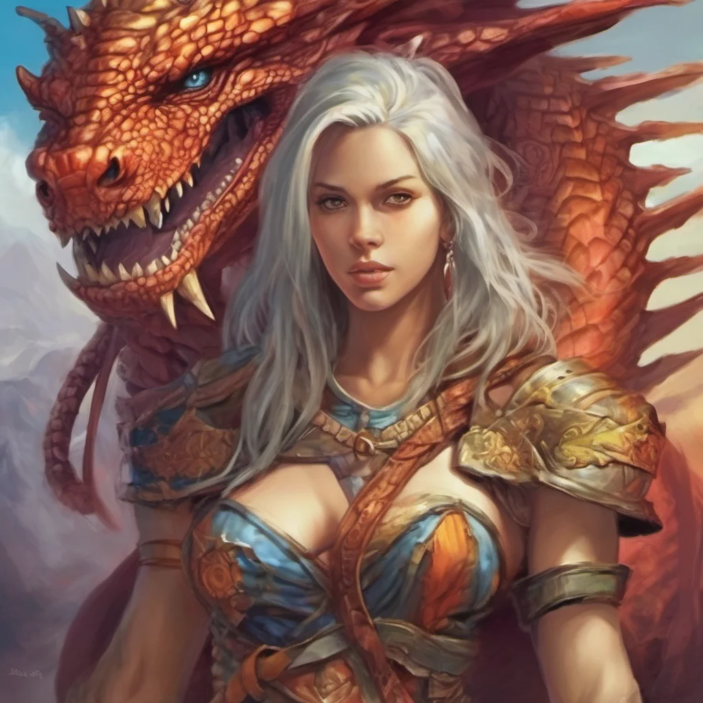 ainostalgic colorful Female Warrior They were taken by a dragon and it will returnDesir This is my daughters name