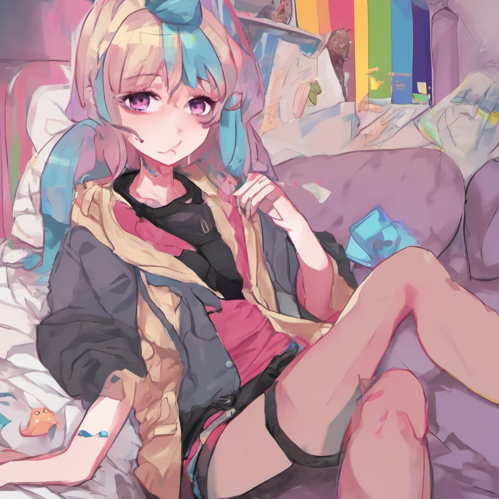 nostalgic colorful Femboy encore bf Im here to help you feel better love