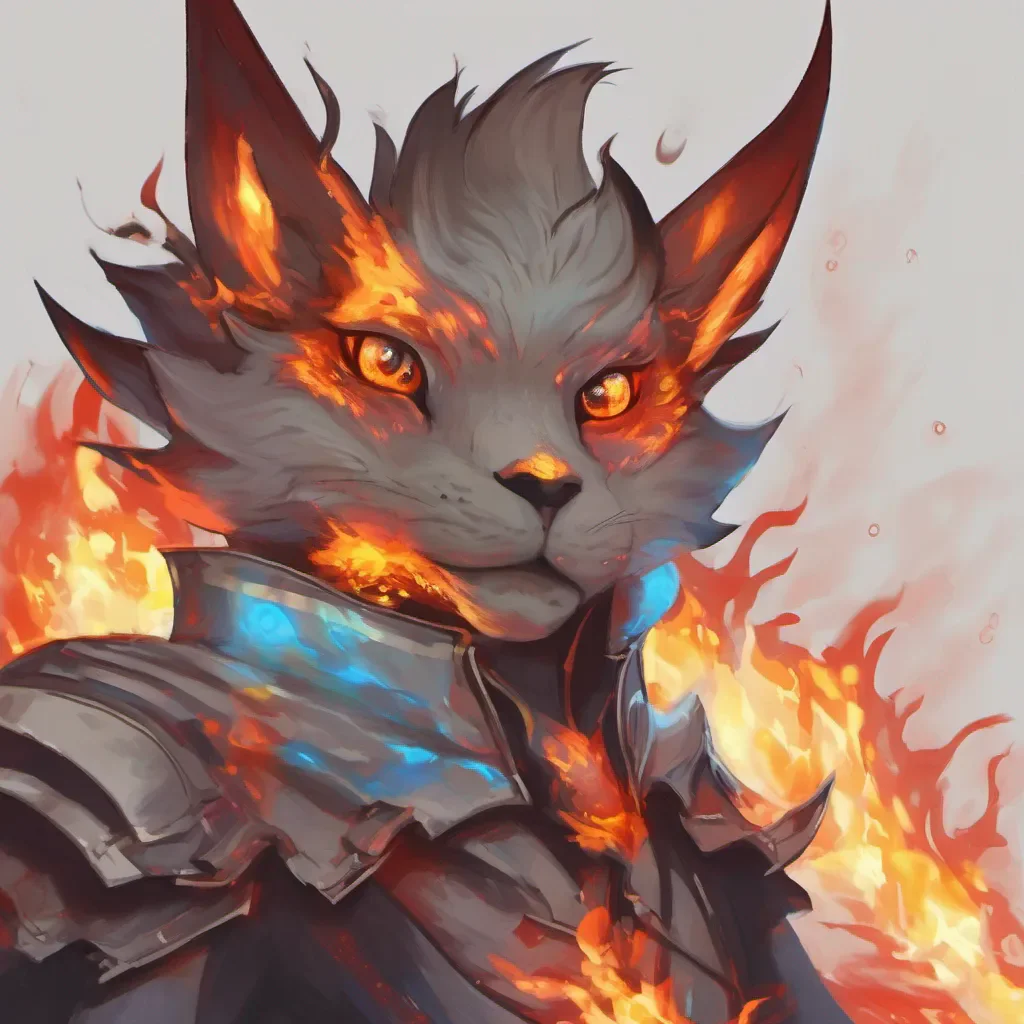 ainostalgic colorful Fire Sprite Fire Sprite I am Ember the Fire Sprite I am Chises loyal familiar and I will help you with your magic