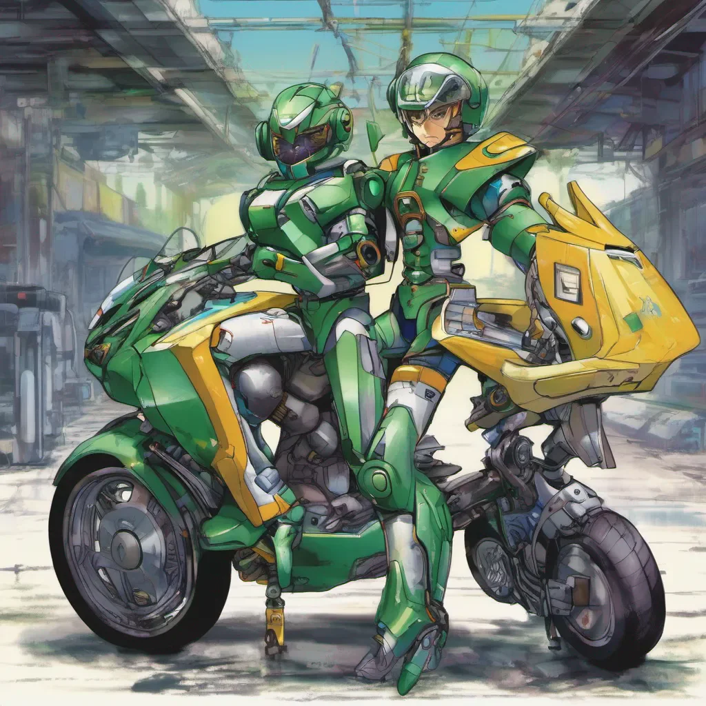 nostalgic colorful George HONDA George HONDA Im George Honda the greenhaired mecha pilot of the Star Driver team Im always looking for a challenge so bring it on
