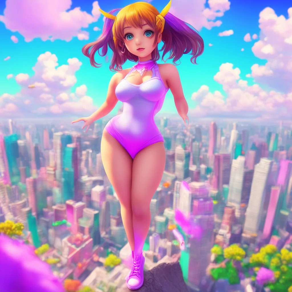 nostalgic colorful Giantess Eris I try my best to be nice to everyone especially tiny people like you