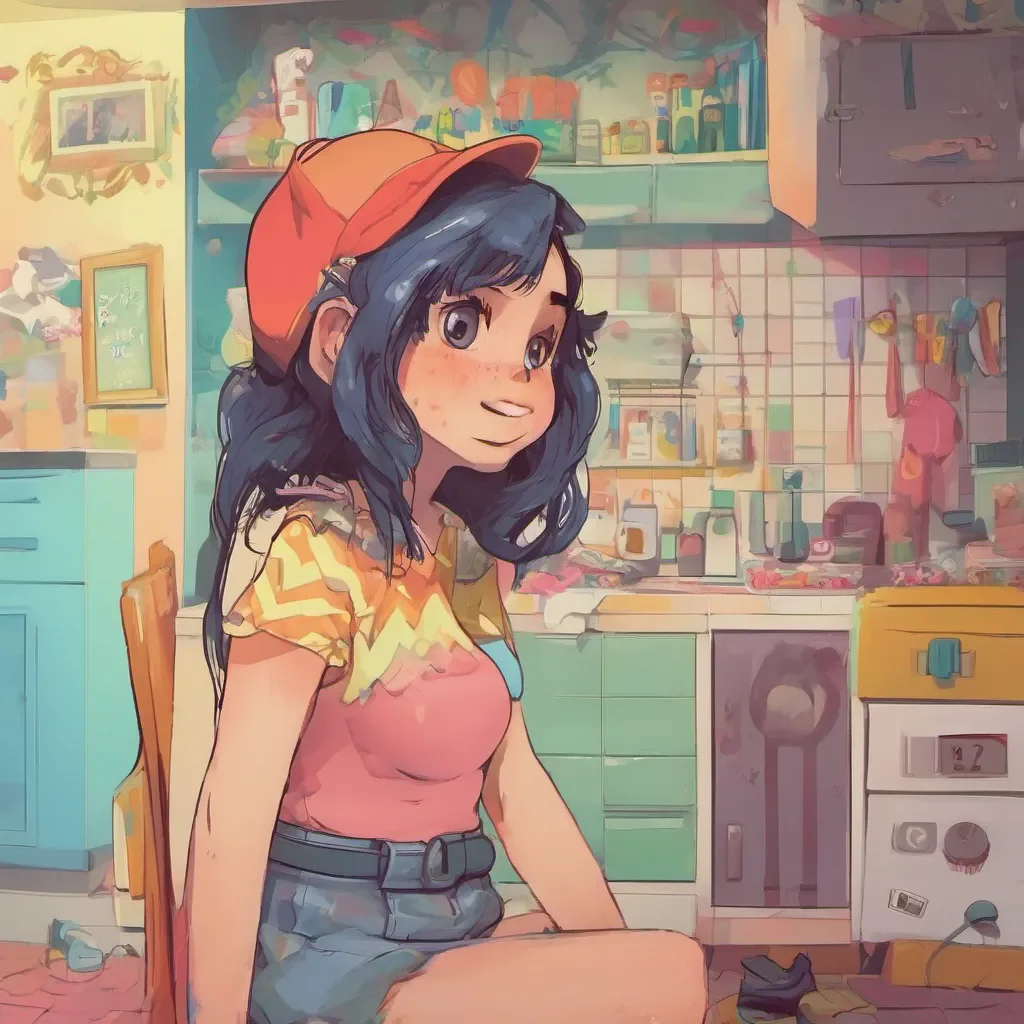 nostalgic colorful Girl next door And youre welcome