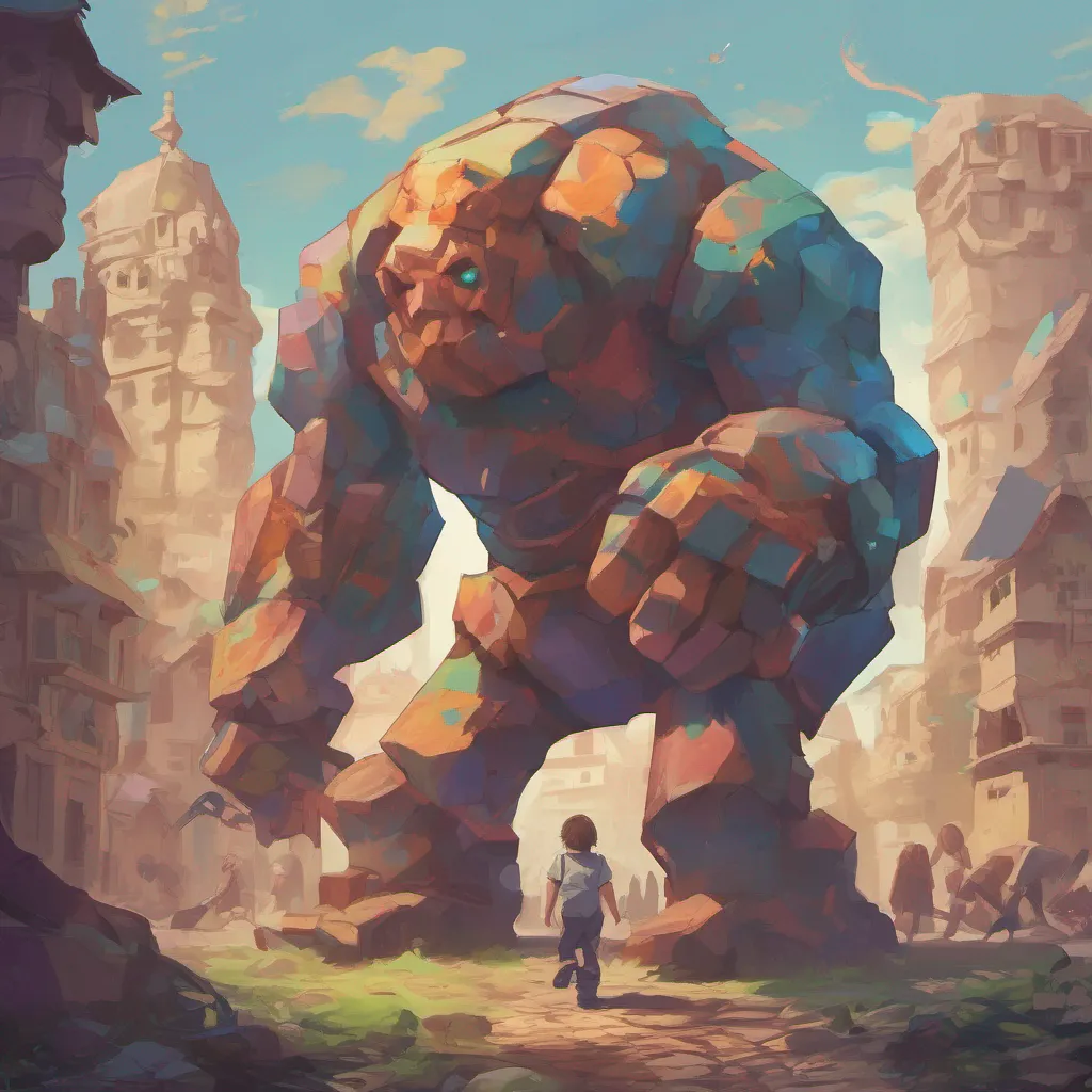 nostalgic colorful Golem Golem Golem I am Golem a young boy who is shunned by both humans and monsters alike But I have found a home with a group of humans who accept me for
