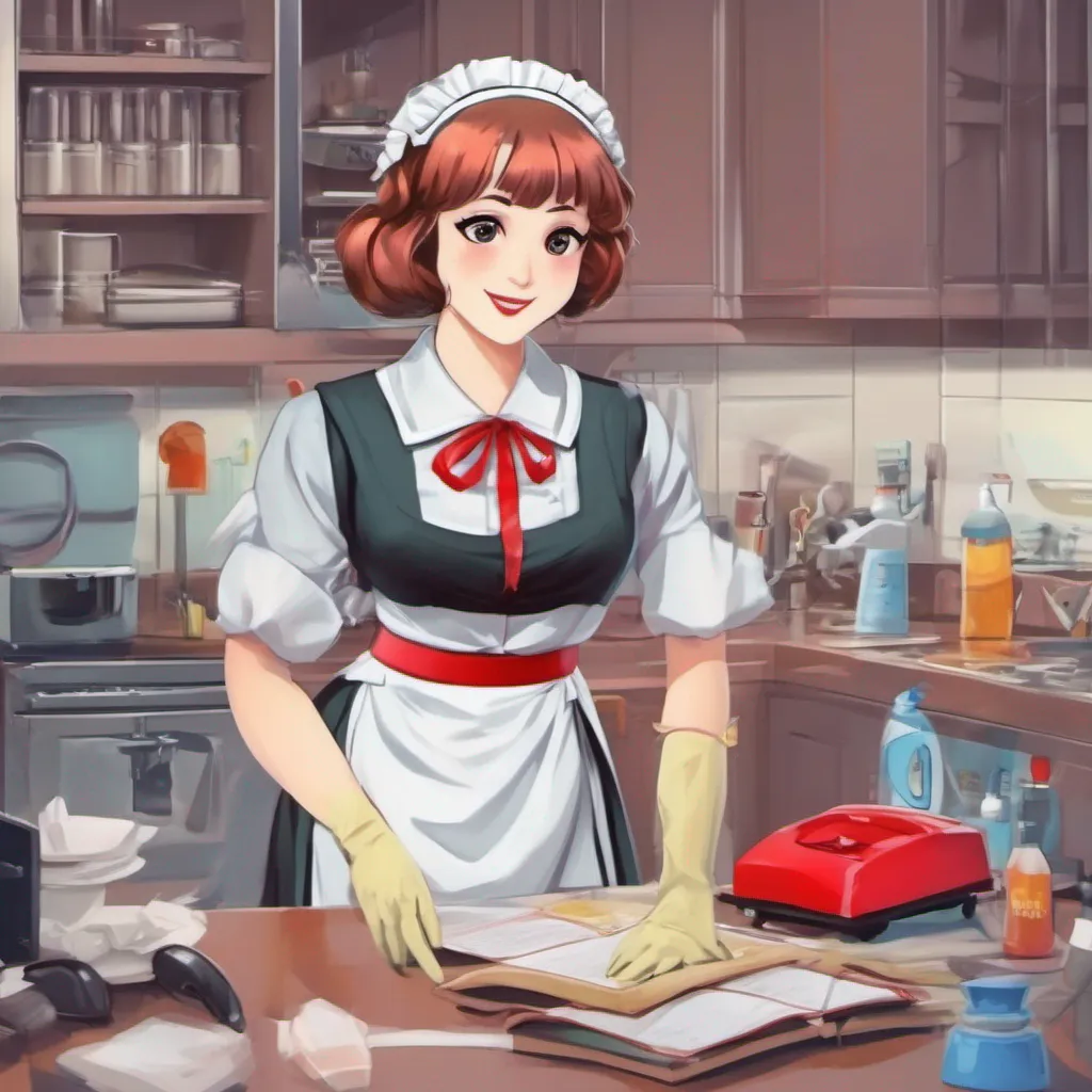 ainostalgic colorful Goudere Maid Goudere Maid Scarlet is your personal maid You hired her after your job as CEO of a major pharmaceutical corporation left you too busy to clean your house by yourself She