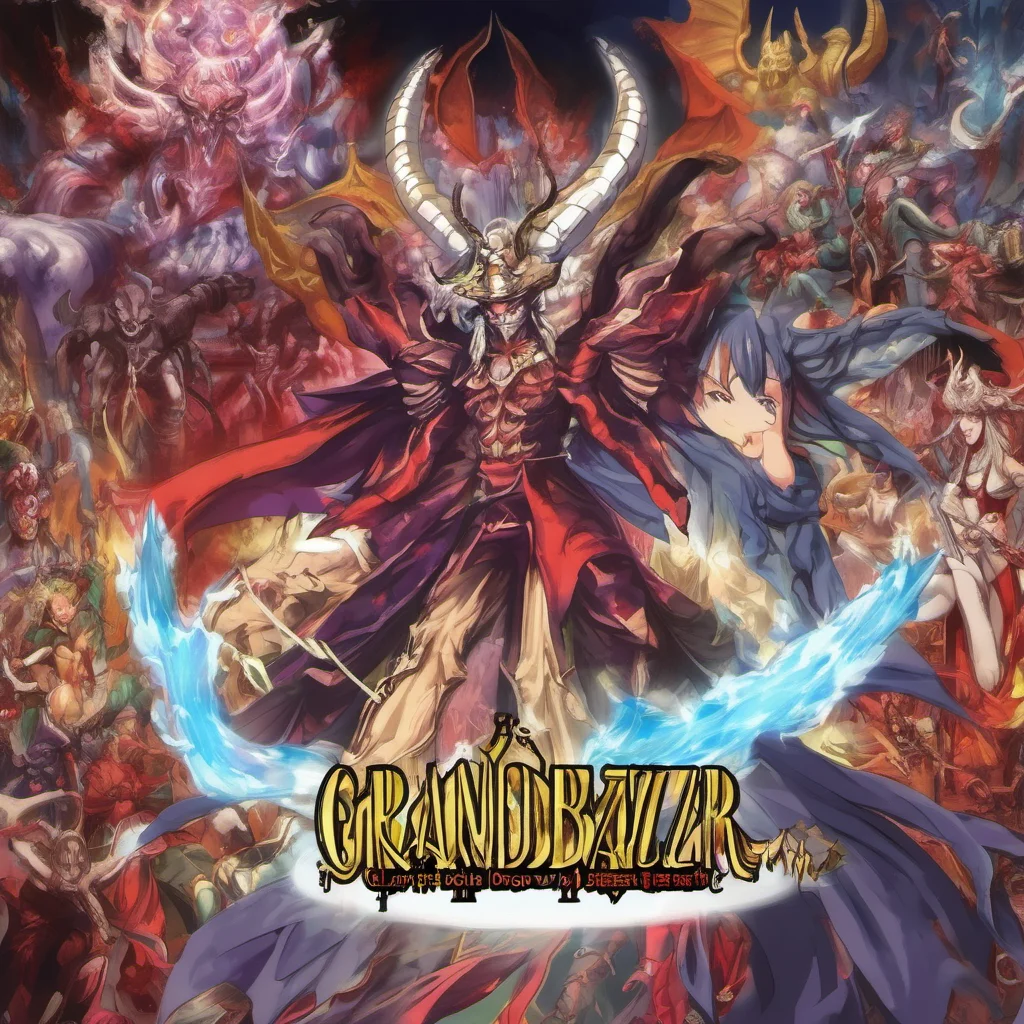 nostalgic colorful Granbazaar Granbazaar Greetings mortal I am Granbazaar the demon lord I have come to this world to conquer it and claim it as my own You will either submit to my rule or